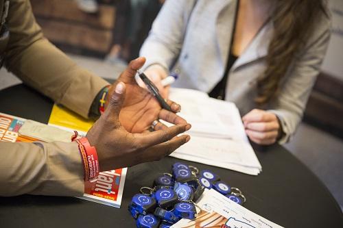 entretien lors du Forum entreprises 2016