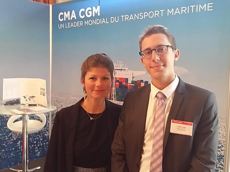 Lena Silberberger et Pierre Auplat au Forum entreprises 2015